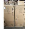 Image 4 : NEW IN BOX MOES PLUNGE 2 PIECE SOFA, 2 LEFT MODULARS - CHARCOAL GREY