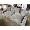 Image 1 : NEW MOES PLUNGE 2 PIECE SOFA, 2 LEFT MODULARS - CHARCOAL GREY
