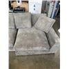 Image 2 : NEW MOES PLUNGE 2 PIECE SOFA, 2 LEFT MODULARS - CHARCOAL GREY