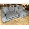 Image 1 : NEW MOES PLUNGE 2 PIECE SOFA, 2 LEFT MODULARS - NAVY BLUE