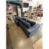 Image 3 : NEW MOES PLUNGE 2 PIECE SOFA, 2 LEFT MODULARS - NAVY BLUE