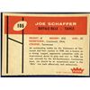 Image 2 : 1960 FLEER NFL FOOTBALL JOE SCHAFFER