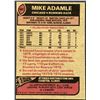 Image 2 : 1977 TOPPS NFL FOOTBALL MIKE ADAMLE