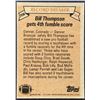 Image 2 : 1981 TOPPS NFL BILL THOMPSON