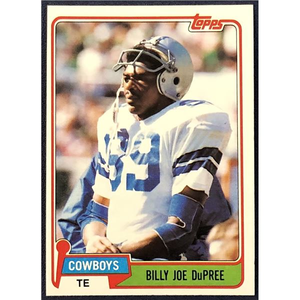 1981 TOPPS NFL BILLY JOE DuPREE