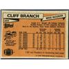 Image 2 : 1981 TOPPS NFL CLIFF BRANCH (HOF)