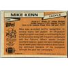 Image 2 : 1981 TOPPS NFL MIKE KENN ROOKIE CARD