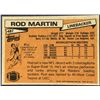 Image 2 : 1981 TOPPS NFL ROD MARTIN