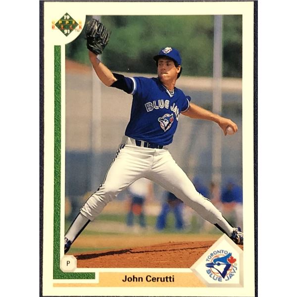 1991 UPPER DECK MLB JOHN CERUTTI