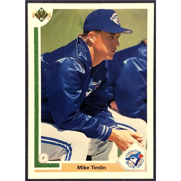 1991 UPPER DECK MLB MIKE TIMLIN ROOKIE CARD