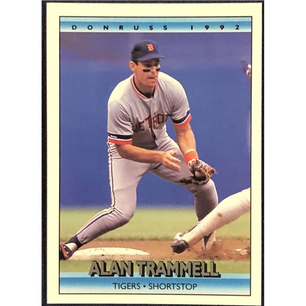 1992 DONRUSS BASEBALL ALAN TRAMMELL (HOF)