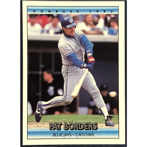 1992 DONRUSS BASEBALL PAT BORDERS