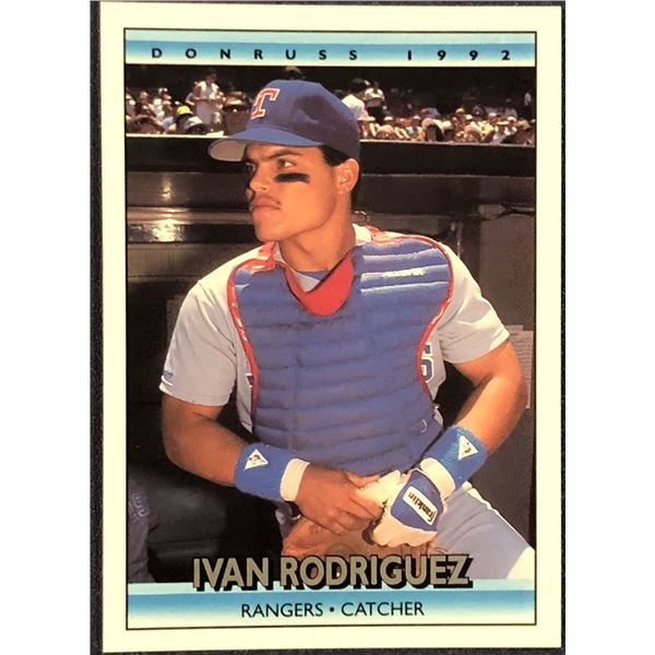 1992 DONRUSS BASEBALL PUDGE RODRIGUEZ (HOF) ROOKIE CARD