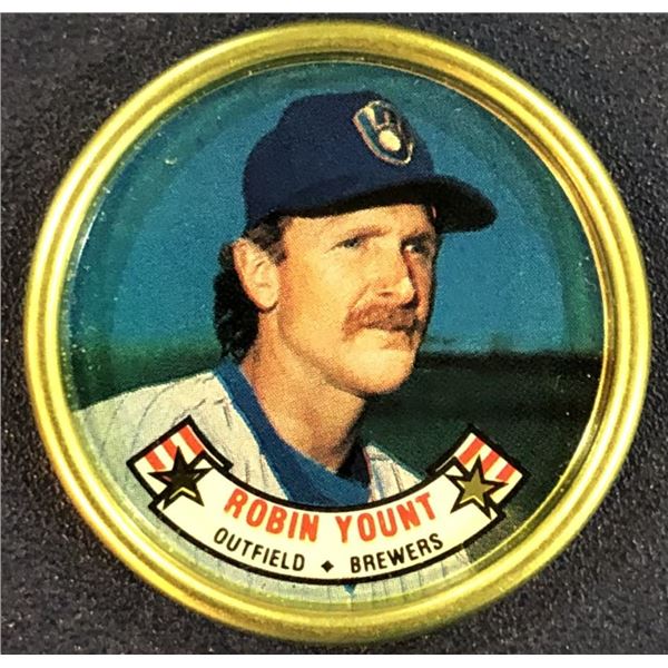 1988 TOPPS BASEBALL COIN ROBIN YOUNT (HOF)