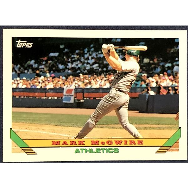 1993 TOPPS MARK McGWIRE