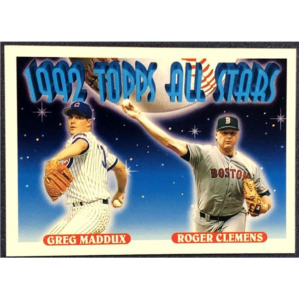 1993 TOPPS ROGER CLEMENS / GREG MADDUX (HOF)