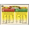 Image 2 : 1993 TOPPS ROGER CLEMENS / GREG MADDUX (HOF)