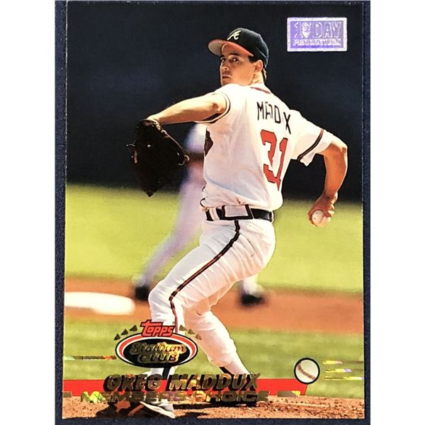 1993 TOPPS STADIUM CLUB GREG MADDUX (HOF)