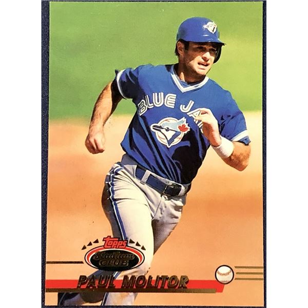 1993 TOPPS STADIUM CLUB PAUL MOLITOR (HOF)