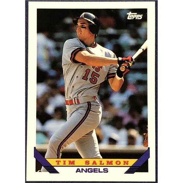 1993 TOPPS TIM SALMON ROOKIE CARD