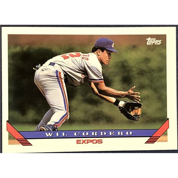 1993 TOPPS WIL CORDERO ROOKIE CARD