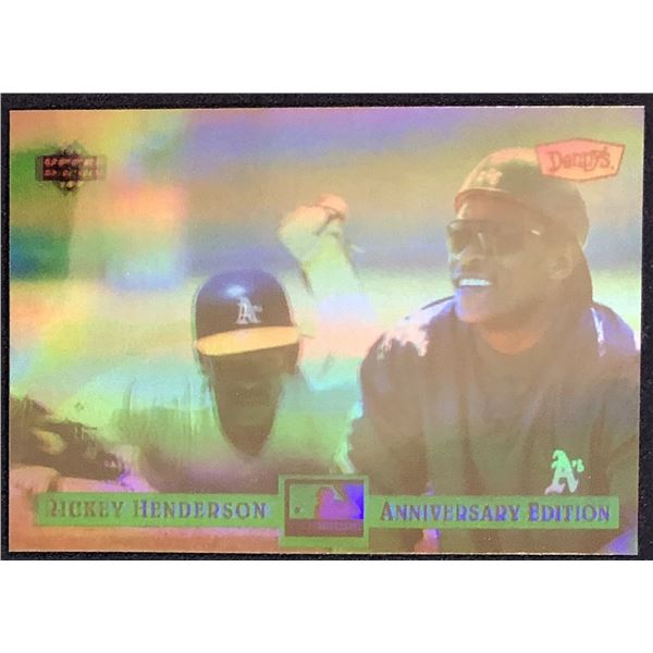 1994 UPPER DECK DENNY'S HOLOGRAM RICKEY HENDERSON (HOF)
