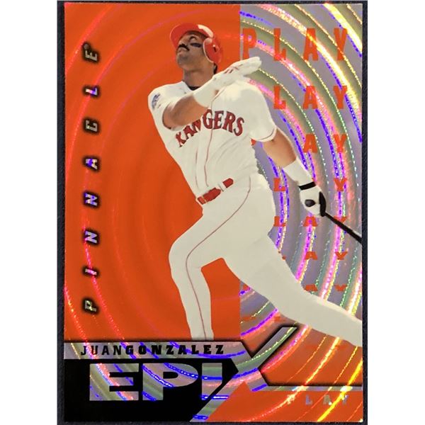 1997 PINNACLE EPIX JUAN GONZALEZ