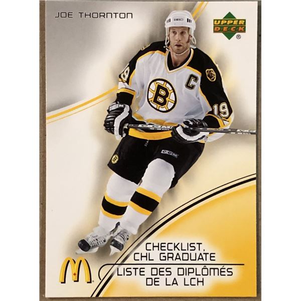 2005-06 UPPER DECK JOE THORNTON (HOF)