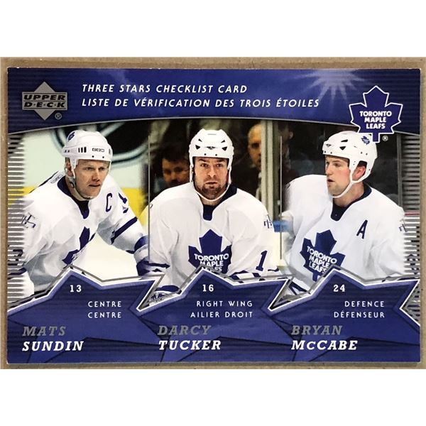 2007-08 UPPER DECK MATS SUNDIN (HOF)
