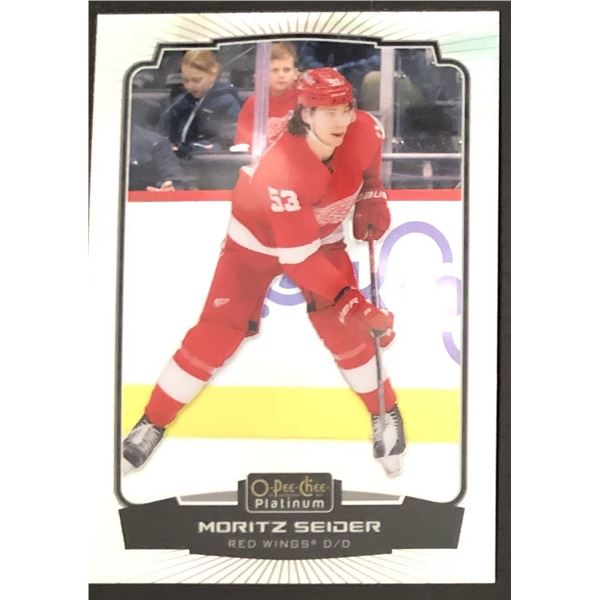 2022-23 O-PEE-CHEE PLATINUM MORITZ SEIDER RAINBOW ROOKIE CARD