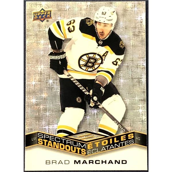 2022-23 UPPER DECK SPECTRUM STANDOUTS BRAD MARCHAND