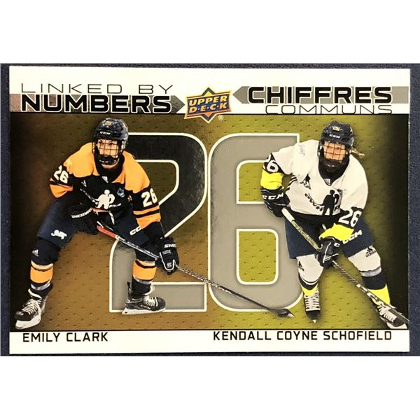 2025 UPPER DECK LINKED BY NUMBERS - EMILY CLARK