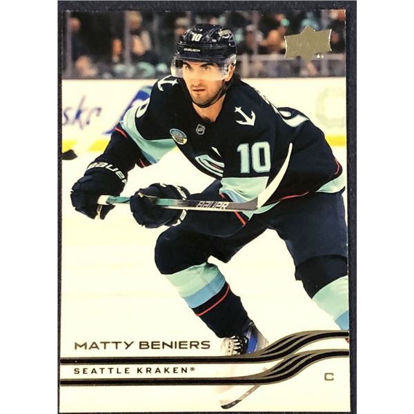 2025-26 UPPPER DECK MATTY BENIERS