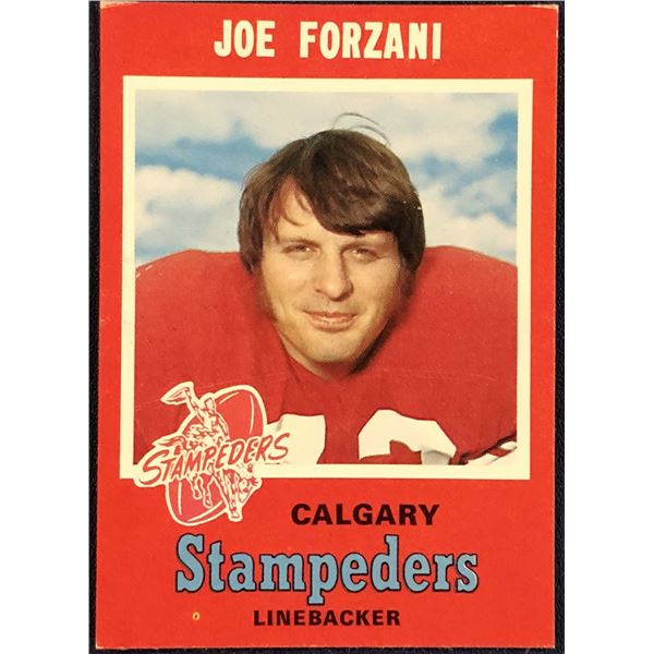 1971 O-PEE-CHEE CFL JOE FORZANI