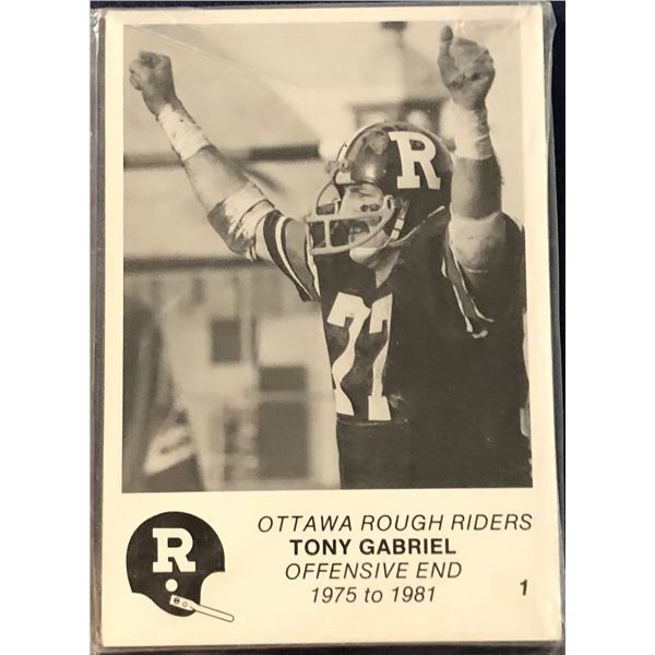 1982 JOGO OTTAWA ROUGH RIDERS ALL TIME GREATS SET