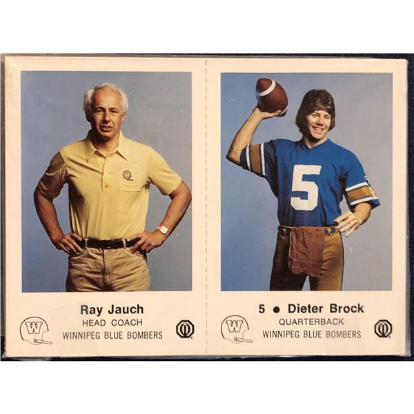1982 WINNIPEG BLUE BOMBERS POLICE SET