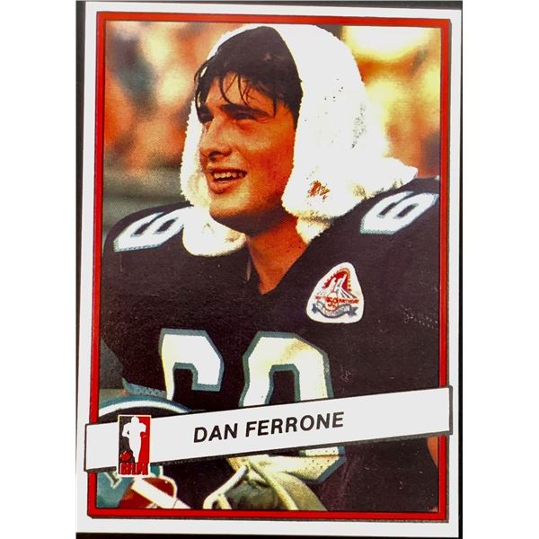 1985 JOGO CFL DAN FERRONE (HOF)