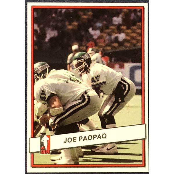 1985 JOGO CFL FOOTBALL  JOE PAOPAO (HOF)