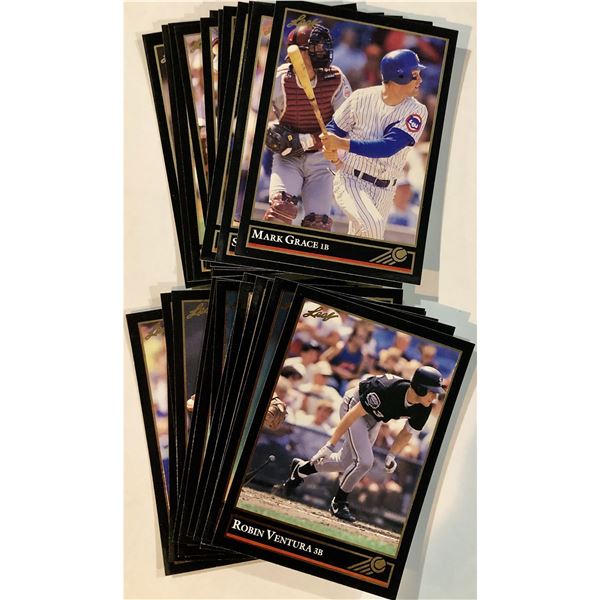 1992 LEAF GOLD BASEBALL COLLECTION - 25 CARDS