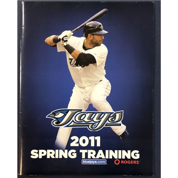 TORONTO BLUE JAYS 2011 SPRING TRAINING PROGRAM - JOSE BAUTISTA