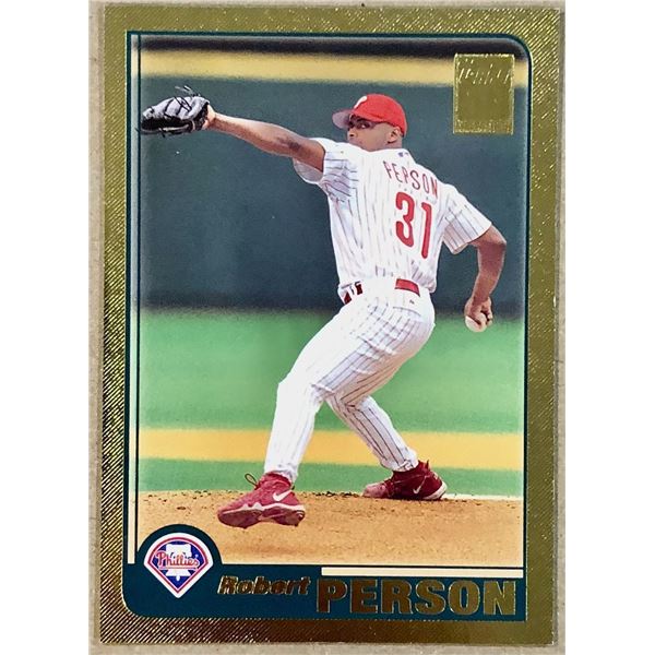 2001 TOPPS LIMITED EDITION ROBERT PERSON