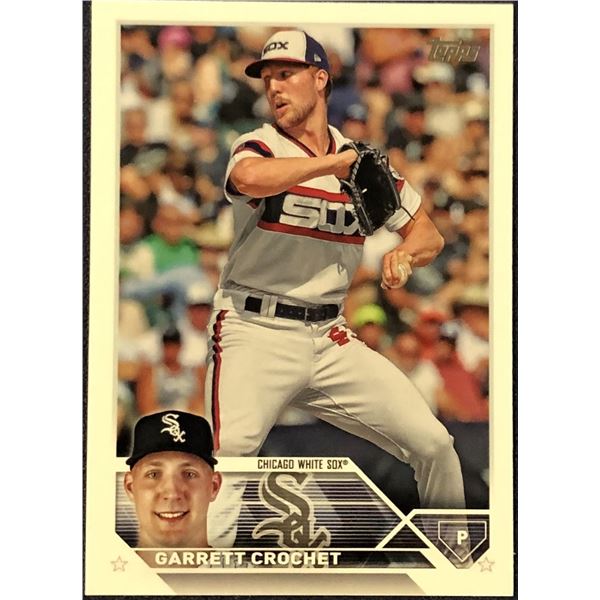 2023 TOPPS GARRETT CROCHET ROOKIE CARD