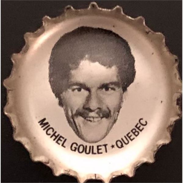 1980-81 PEPSI NHL BOTTLE CAPS - MICHEL GOULET (HOF)