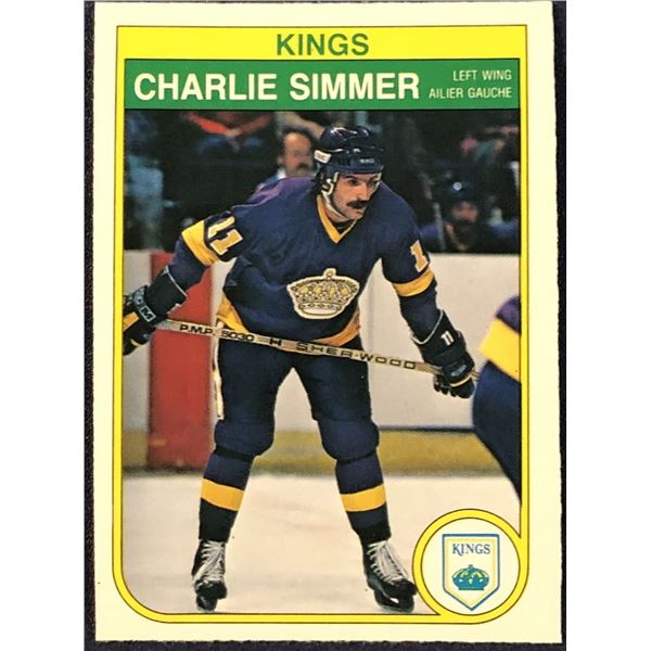 1982-83 O-PEE-CHEE CHARLIE SIMMER