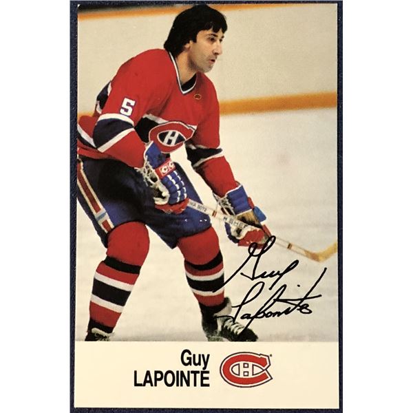 1988-89 ESSO NHL GUY LAPOINTE (HOF)