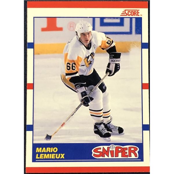 1990-91 SCORE NHL MARIO LEMIEUX (HOF)