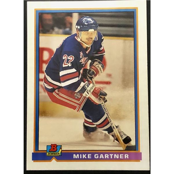 1991-92 BOWMAN MIKE GARTNER (HOF)