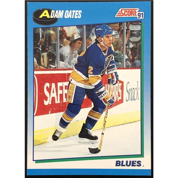 1991-92 SCORE ADAM OATES (HOF}