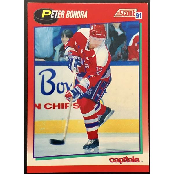 1991-92 SCORE PETER BONDRA ROOKIE CARD