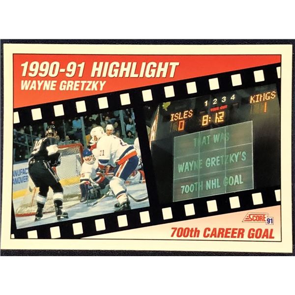 1991-92 SCORE WAYNE GRETZKY (HOF)